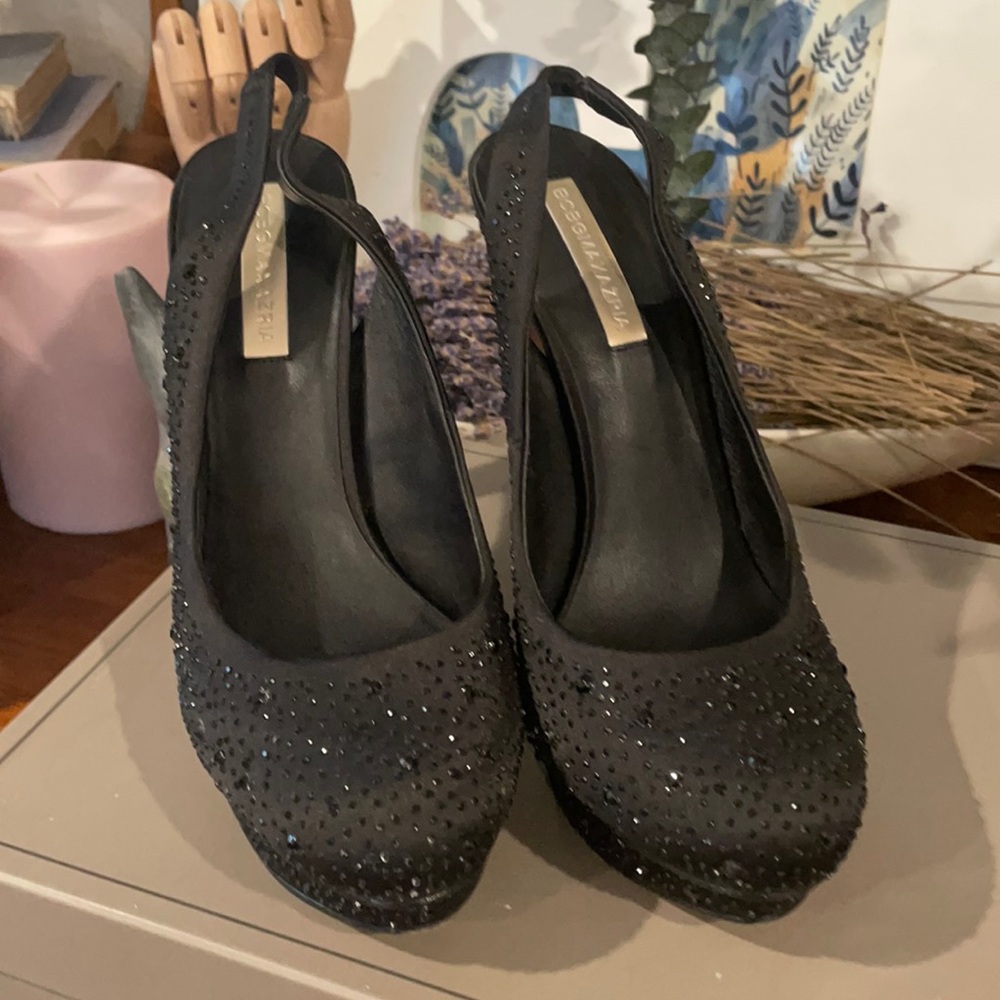 Bcbg Maxazria beaded high heels